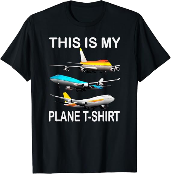 This Is My Plane TShirt & Airport Airplane Pilot Lover Gift TShirt